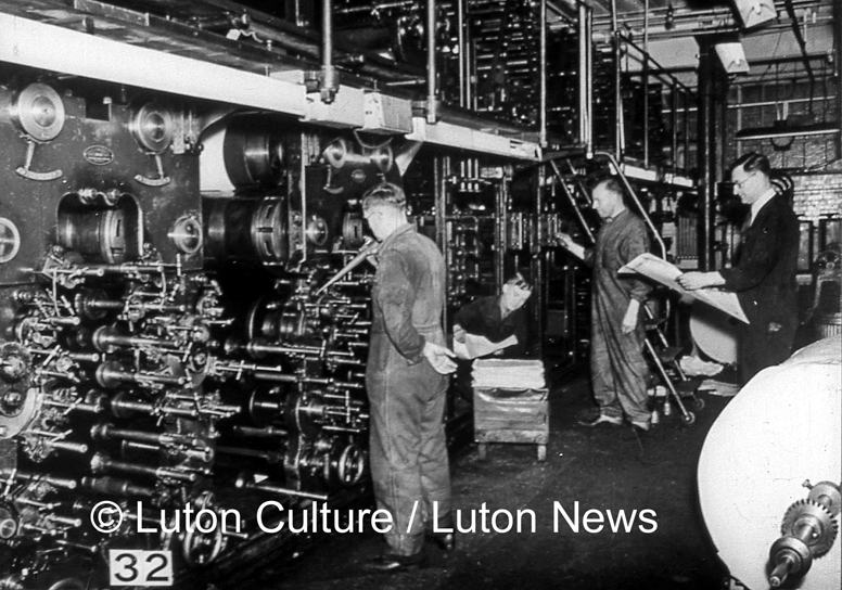Luton News press, Alma Street