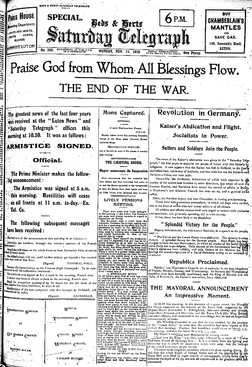 Saturday Telegraph special edition