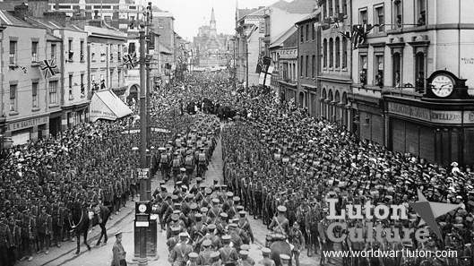 5th Beds march in Luton