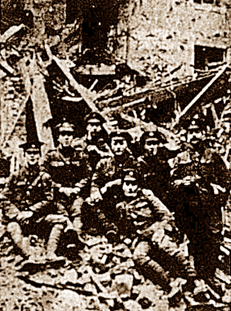 Pte Percy Haydn Day and comrades