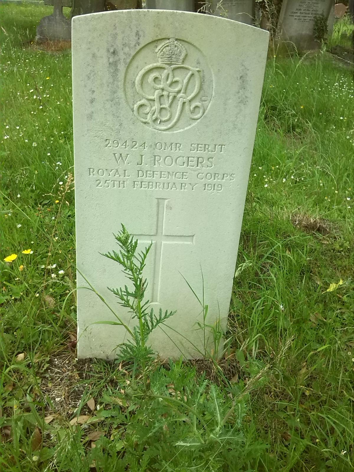 William Rogers headstone