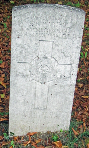 Sydney Waring gravestone