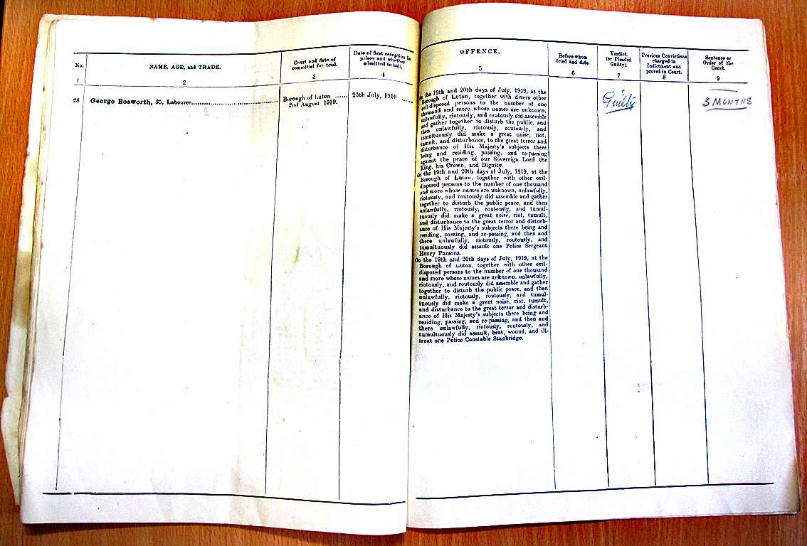 George Bodsworth record