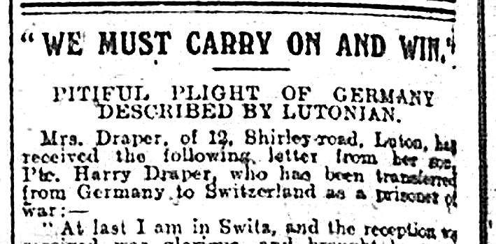 Draper letter heading