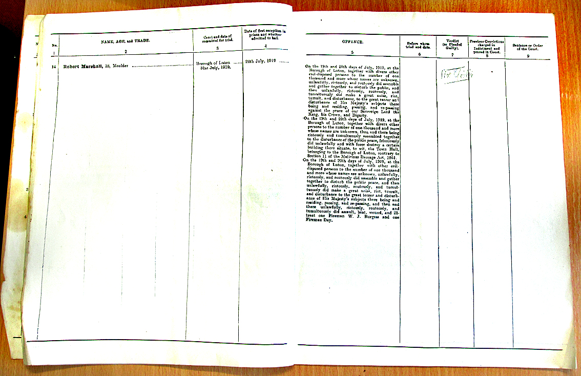 Robert Marshall record