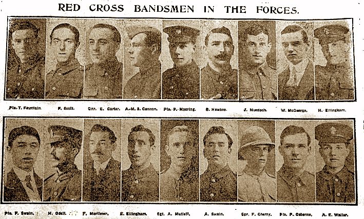 Luton Red Cross Band members