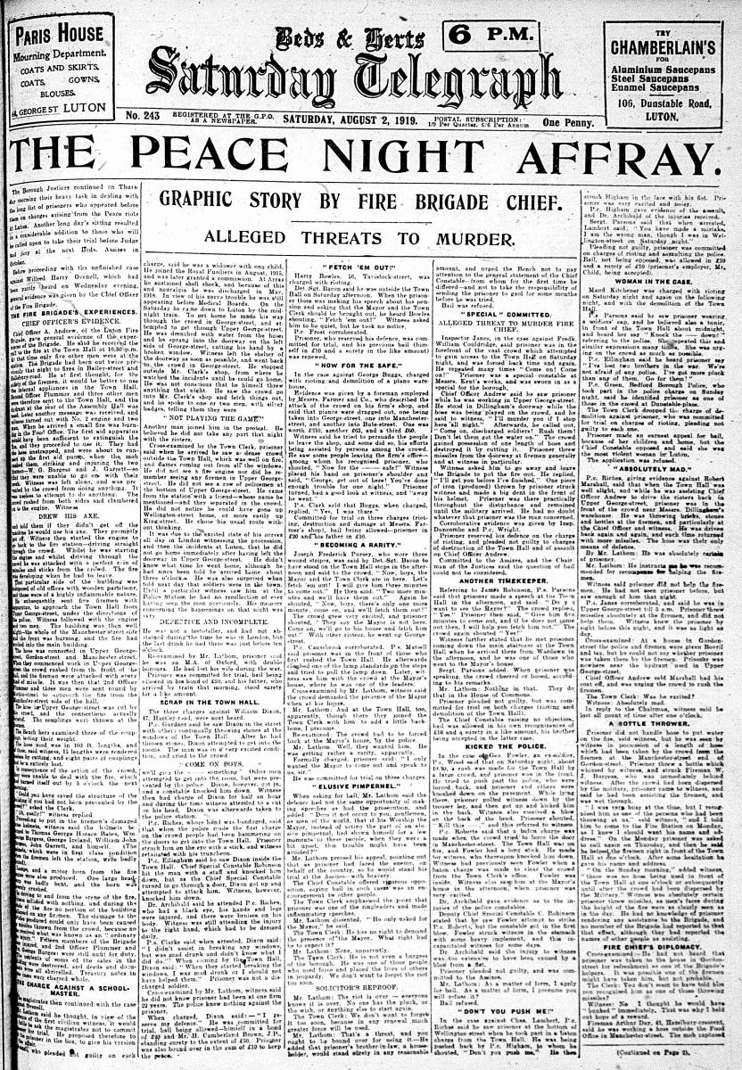 Saturday Telegraph riots1
