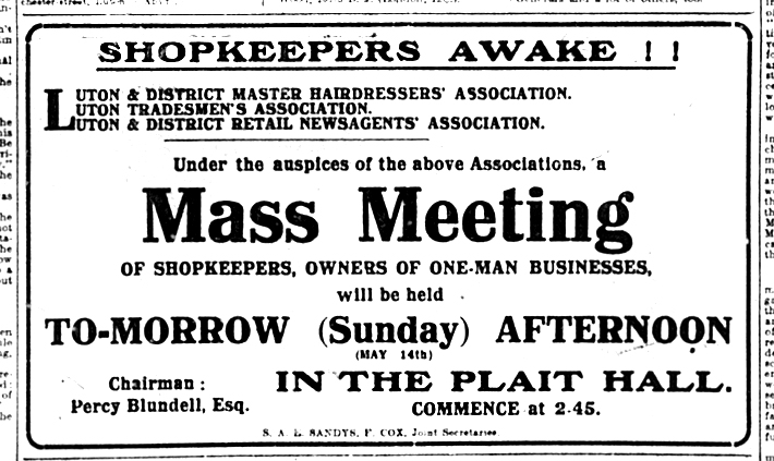 Tradesmen's meeting