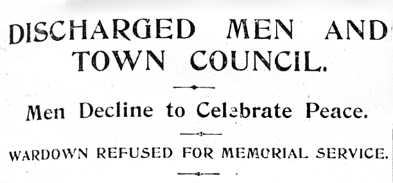 Wardown refusal headline