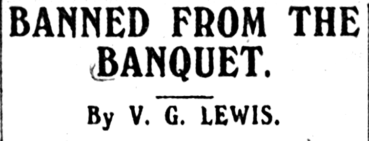 Banquet ban headline