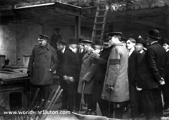George V visit to Luton 1917