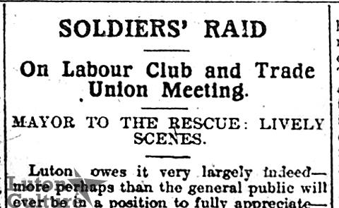 Soldiers raid headline
