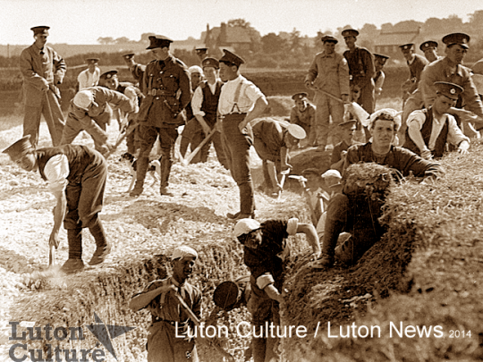 Trench digging practice