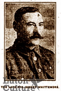 Pte Sidney James Whittemore Pte Sidney James Whittemore